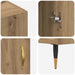 Bufet Stejar Artizanal 90 x 34 x 80 cm Lemn compozit - WALTI WALTI