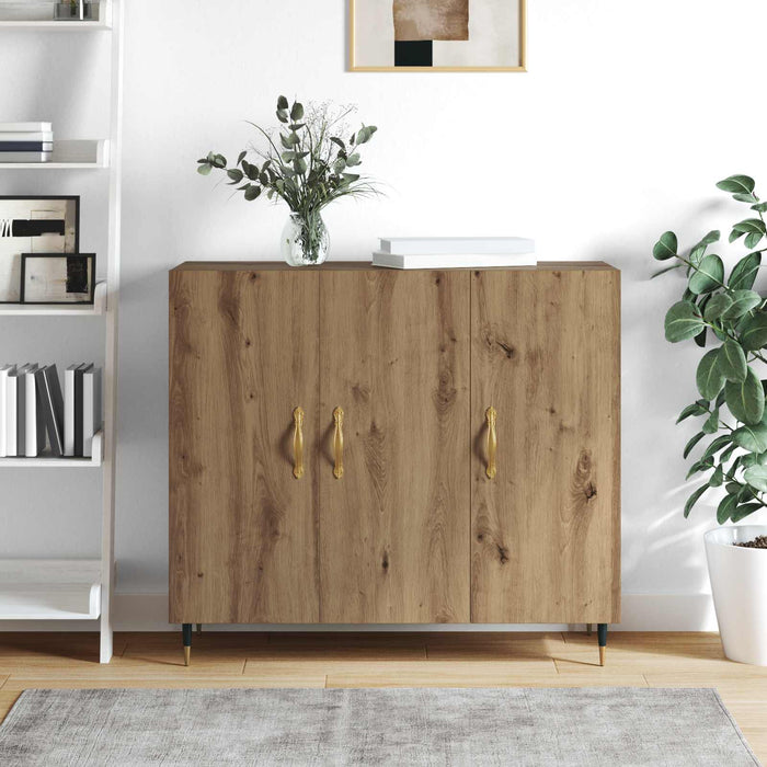 Bufet Stejar Artizanal 90 x 34 x 80 cm Lemn compozit - WALTI WALTI
