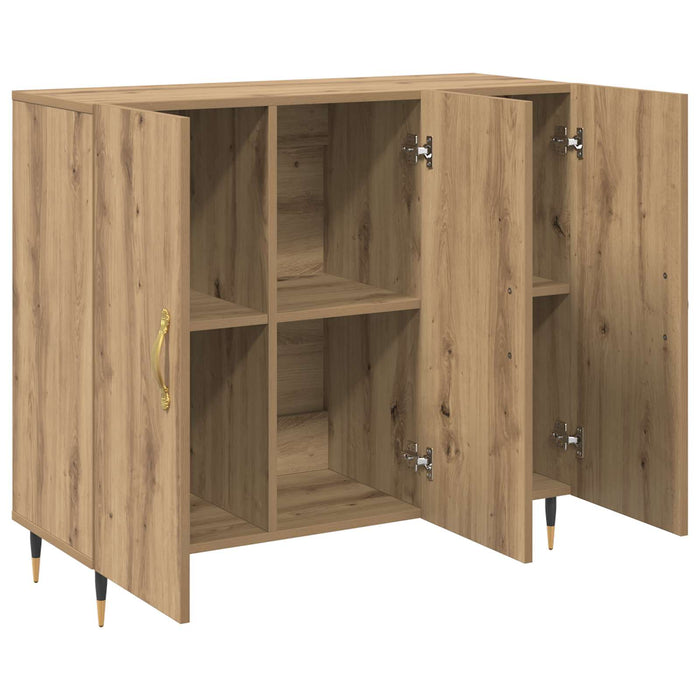 Bufet Stejar Artizanal 90 x 34 x 80 cm Lemn compozit - WALTI WALTI