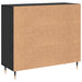 Bufet Stejar Negru 90 x 34 x 80 cm Lemn compozit - WALTI WALTI