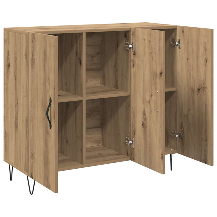 Bufet Stejar Artizanal 90 x 32,5 x 80 cm Lemn compozit - WALTI WALTI