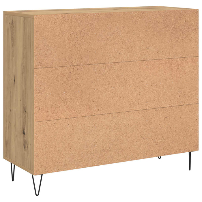 Bufet Stejar Artizanal 90 x 32,5 x 80 cm Lemn compozit - WALTI WALTI