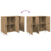 Bufet Stejar Artizanal 90 x 32,5 x 80 cm Lemn compozit - WALTI WALTI