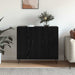 Bufet Stejar Negru 90 x 32,5 x 80 cm Lemn compozit - WALTI WALTI
