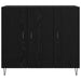 Bufet Stejar Negru 90 x 32,5 x 80 cm Lemn compozit - WALTI WALTI