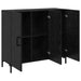 Bufet Stejar Negru 90 x 34 x 80 cm Lemn compozit - WALTI WALTI