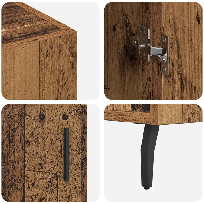 Bufet Lemn vechi 90 x 34 x 80 cm Lemn compozit - WALTI WALTI
