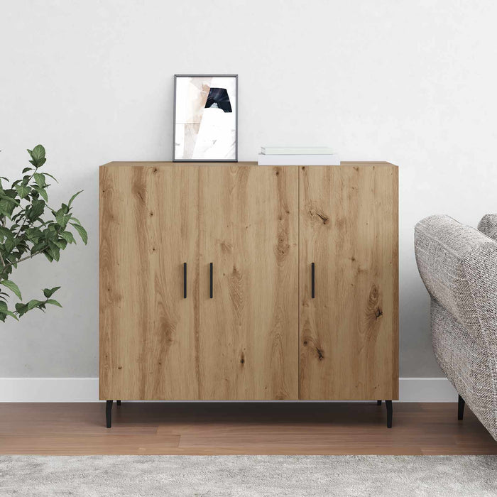 Bufet Stejar Artizanal 90 x 34 x 80 cm Lemn compozit - WALTI WALTI