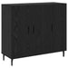 Bufet Stejar Negru 90 x 34 x 80 cm Lemn compozit - WALTI WALTI