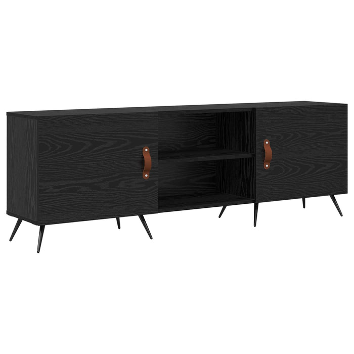 Cabinet TV Stejar negru 150 x 30 x 50 cm Lemn compozit - WALTI WALTI