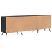 Cabinet TV Stejar negru 150 x 30 x 50 cm Lemn compozit - WALTI WALTI