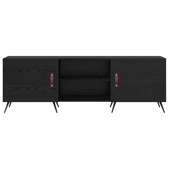 Cabinet TV Stejar negru 150 x 30 x 50 cm Lemn compozit - WALTI WALTI
