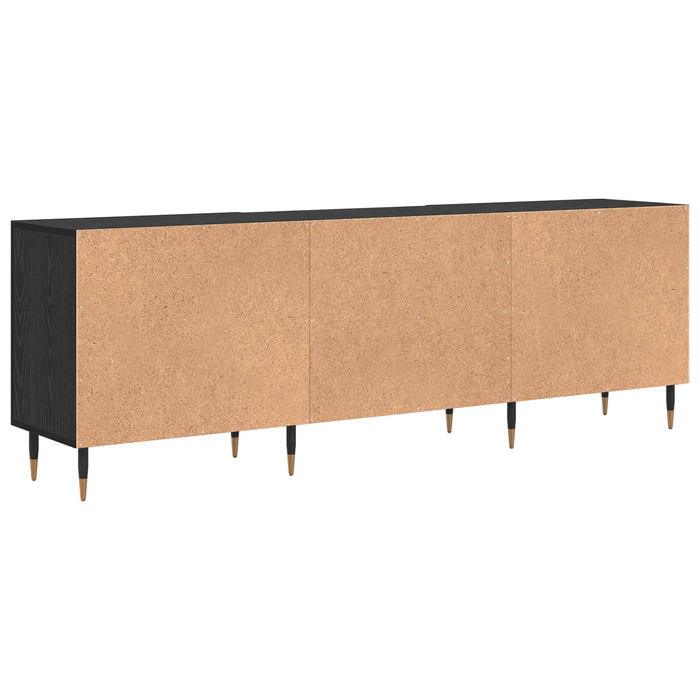 Cabinet TV Stejar negru 150 x 30 x 50 cm Lemn compozit - WALTI WALTI
