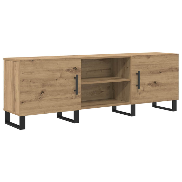 Cabinet TV Stejar Artizanal 150 x 30 x 50 cm Lemn compozit - WALTI WALTI