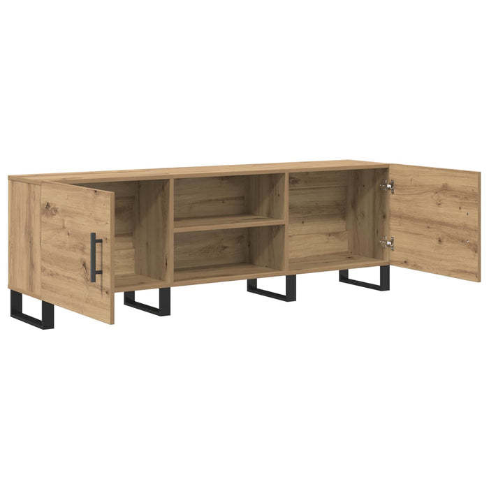 Cabinet TV Stejar Artizanal 150 x 30 x 50 cm Lemn compozit - WALTI WALTI
