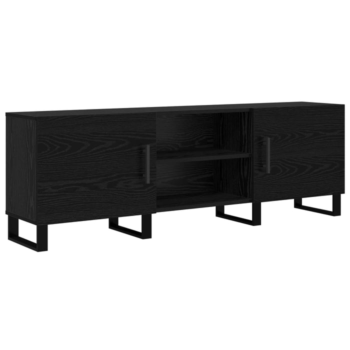 Cabinet TV Stejar Negru 150 x 30 x 50 cm Lemn compozit - WALTI WALTI
