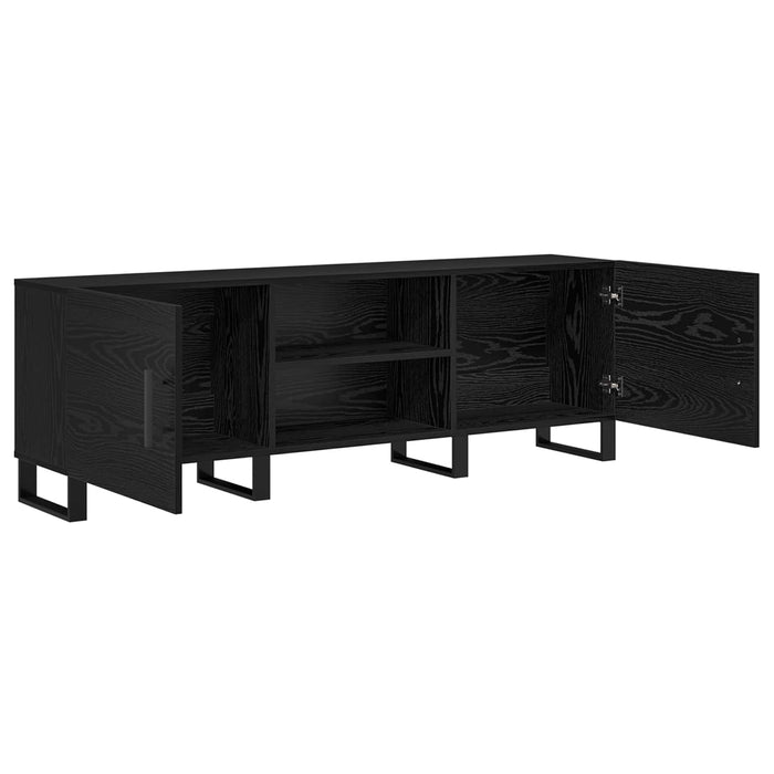 Cabinet TV Stejar Negru 150 x 30 x 50 cm Lemn compozit - WALTI WALTI