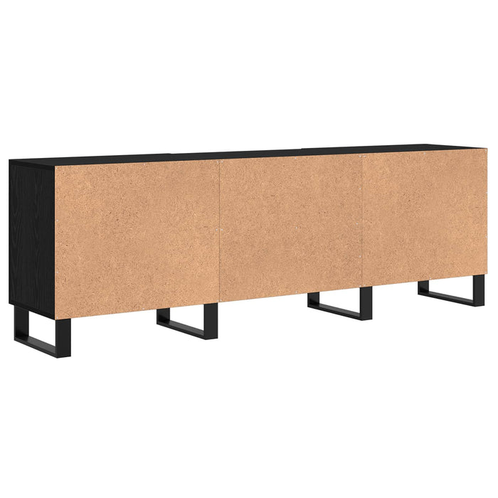 Cabinet TV Stejar Negru 150 x 30 x 50 cm Lemn compozit - WALTI WALTI