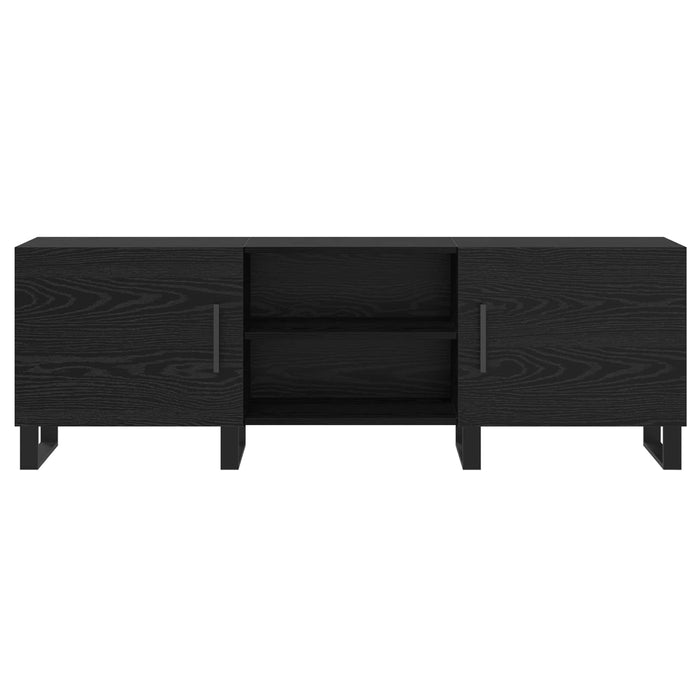 Cabinet TV Stejar Negru 150 x 30 x 50 cm Lemn compozit - WALTI WALTI