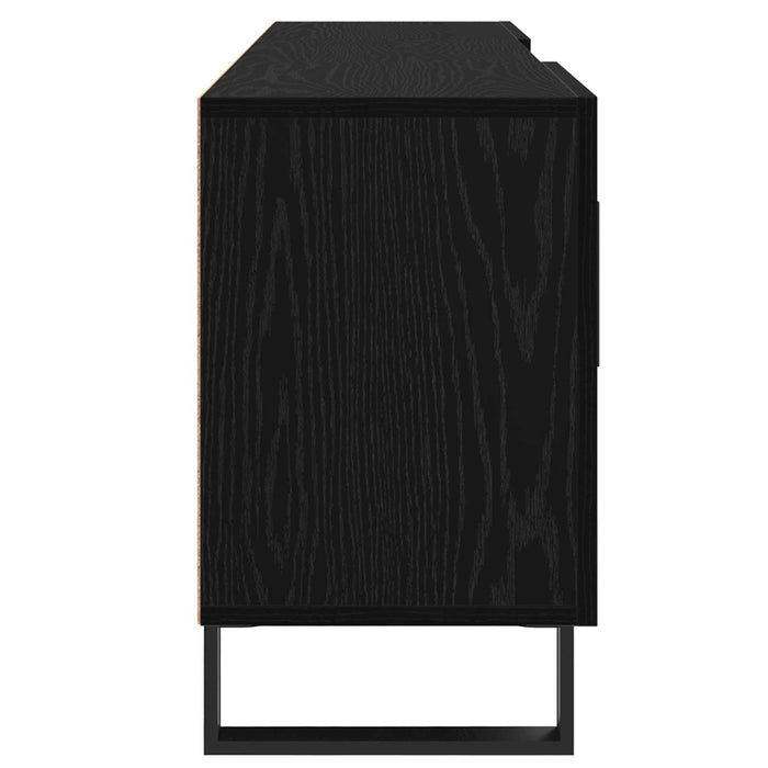 Cabinet TV Stejar Negru 150 x 30 x 50 cm Lemn compozit - WALTI WALTI