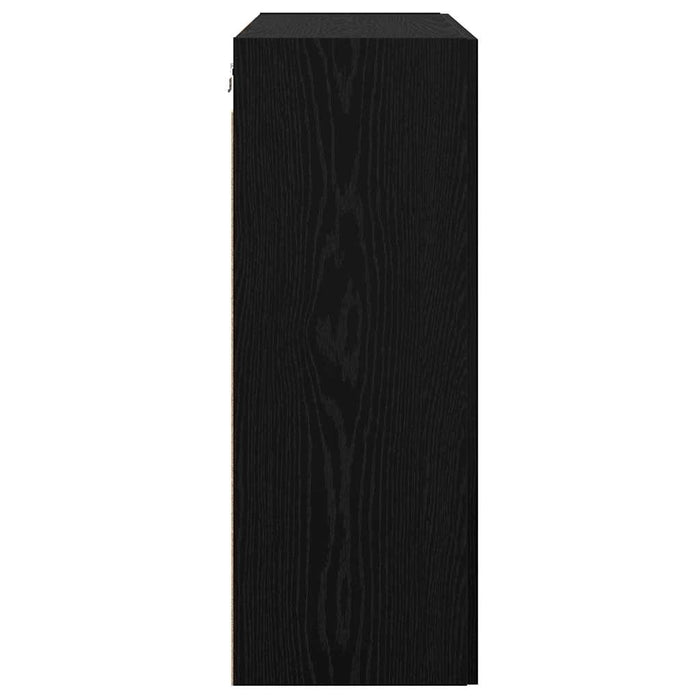 Bufet Stejar Negru 69,5 x 34 x 90 cm Lemn compozit - WALTI WALTI