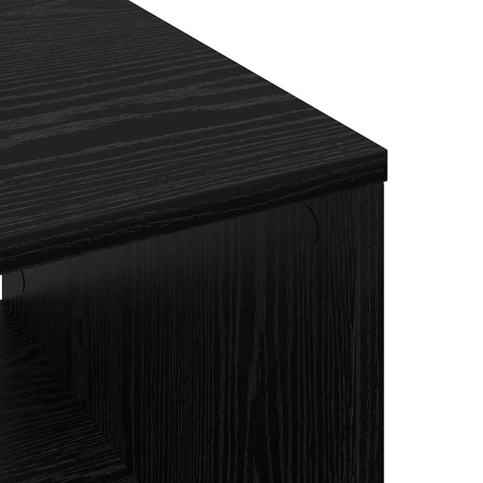 Masă de cafea Stejar negru 60 x 50 x 40 cm Lemn compozit - WALTI WALTI