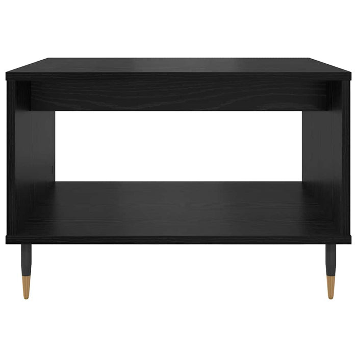 Masă de cafea Stejar negru 60 x 50 x 40 cm Lemn compozit - WALTI WALTI