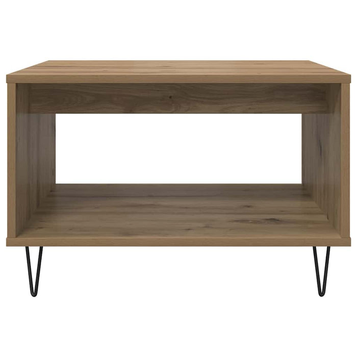 Masă de cafea stejar artizanal 60 x 50 x 40 cm Lemn compozit - WALTI WALTI