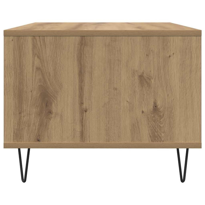 Masă de cafea stejar artizanal 60 x 50 x 40 cm Lemn compozit - WALTI WALTI