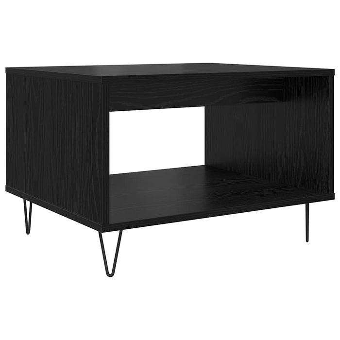 Masă de cafea Stejar negru 60 x 50 x 40 cm Lemn compozit - WALTI WALTI