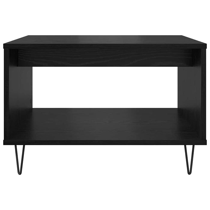 Masă de cafea Stejar negru 60 x 50 x 40 cm Lemn compozit - WALTI WALTI