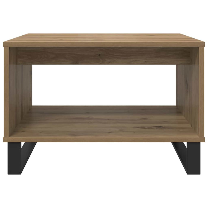 Masă de cafea stejar artizanal 60 x 50 x 40 cm Lemn compozit - WALTI WALTI