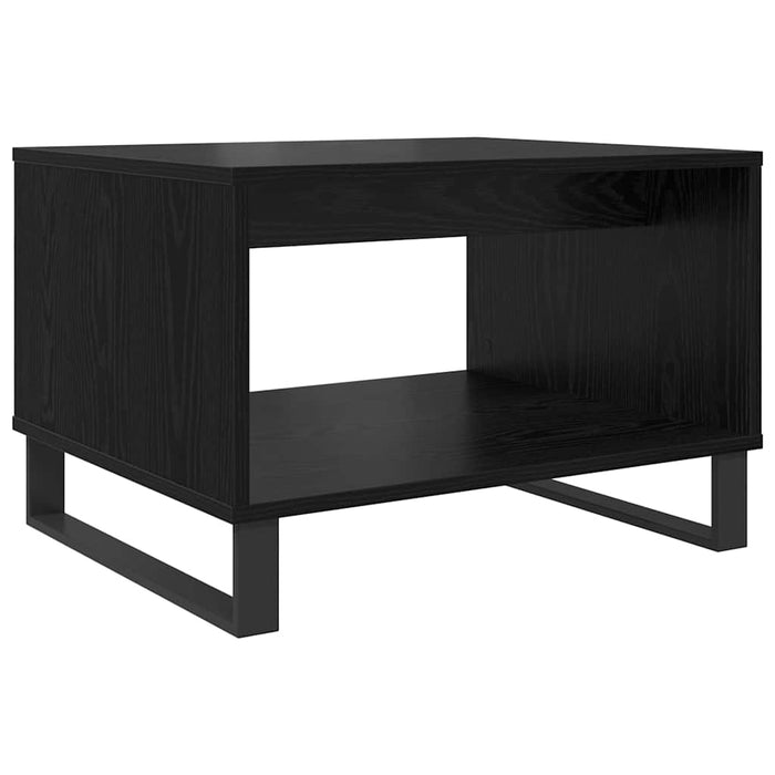 Masă de cafea Stejar negru 60 x 50 x 40 cm Lemn compozit - WALTI WALTI
