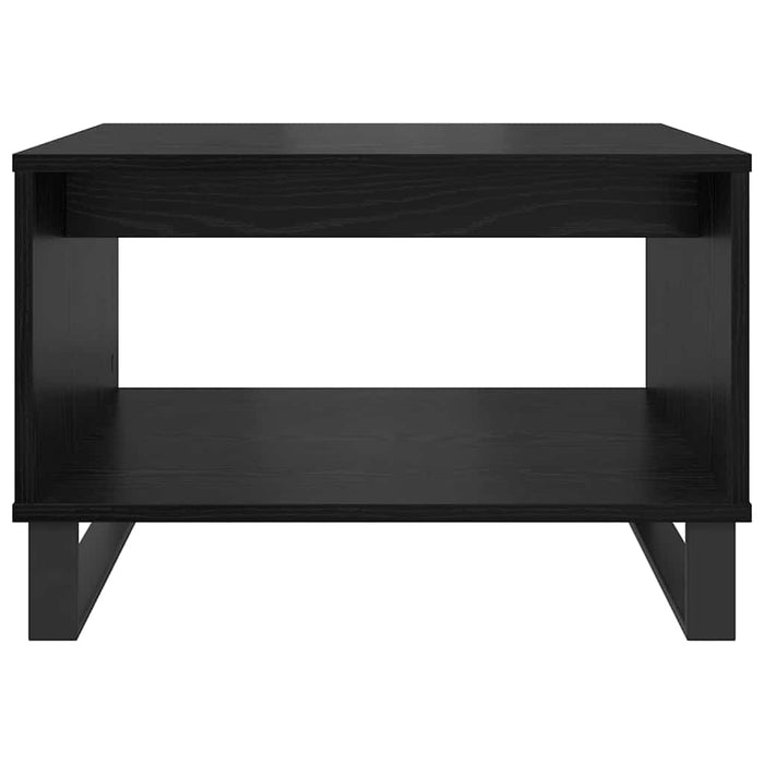 Masă de cafea Stejar negru 60 x 50 x 40 cm Lemn compozit - WALTI WALTI
