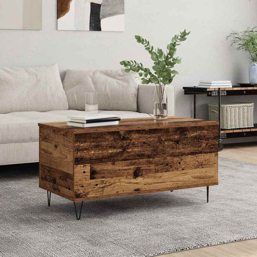 Masă de cafea Lemn vechi 90 x 44.5 x 45 cm Lemn compozit - WALTI WALTI