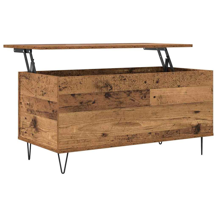 Masă de cafea Lemn vechi 90 x 44.5 x 45 cm Lemn compozit - WALTI WALTI