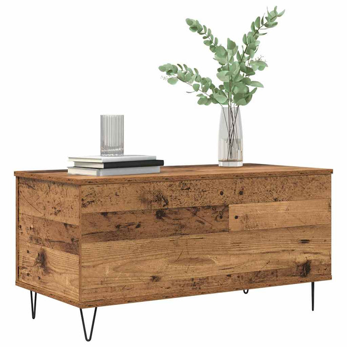 Masă de cafea Lemn vechi 90 x 44.5 x 45 cm Lemn compozit - WALTI WALTI