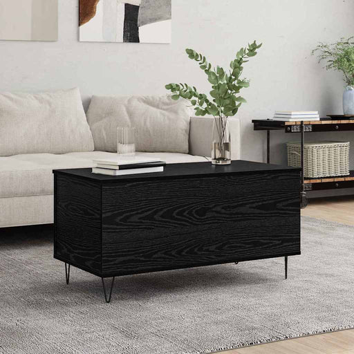 Masă de cafea Stejar negru 90 x 44.5 x 45 cm Lemn compozit - WALTI WALTI