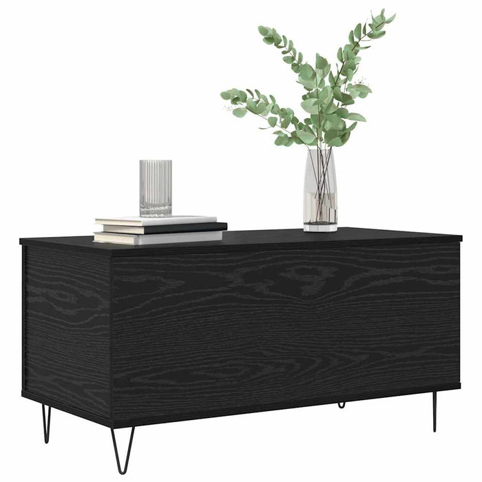 Masă de cafea Stejar negru 90 x 44.5 x 45 cm Lemn compozit - WALTI WALTI