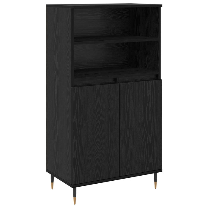 Bufet Negru 60 x 36 x 110 cm Lemn compozit - WALTI WALTI