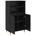 Bufet Negru 60 x 36 x 110 cm Lemn compozit - WALTI WALTI