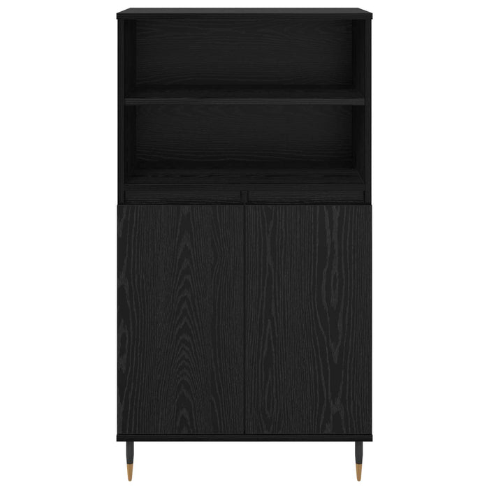 Bufet Negru 60 x 36 x 110 cm Lemn compozit - WALTI WALTI