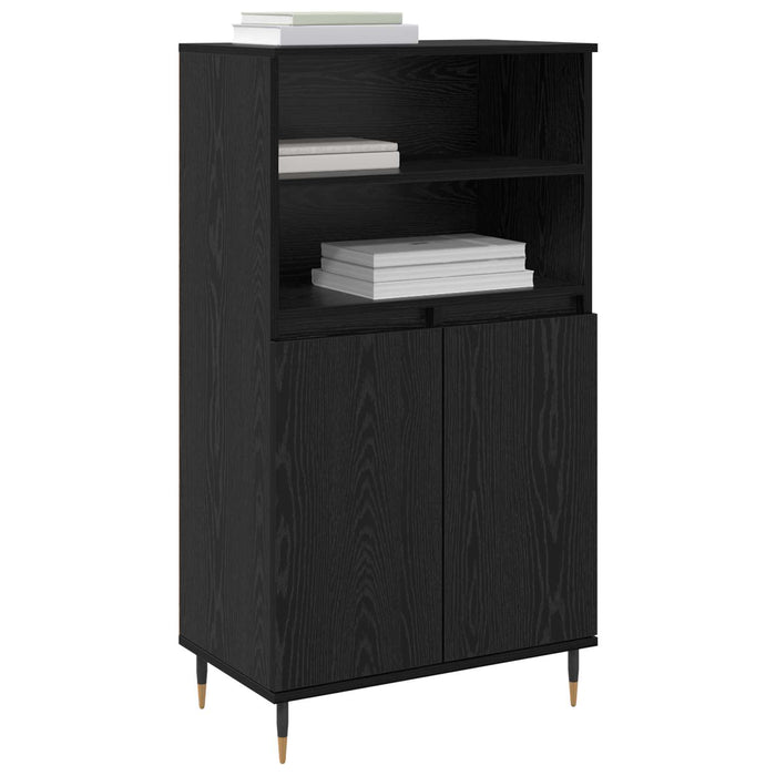 Bufet Negru 60 x 36 x 110 cm Lemn compozit - WALTI WALTI