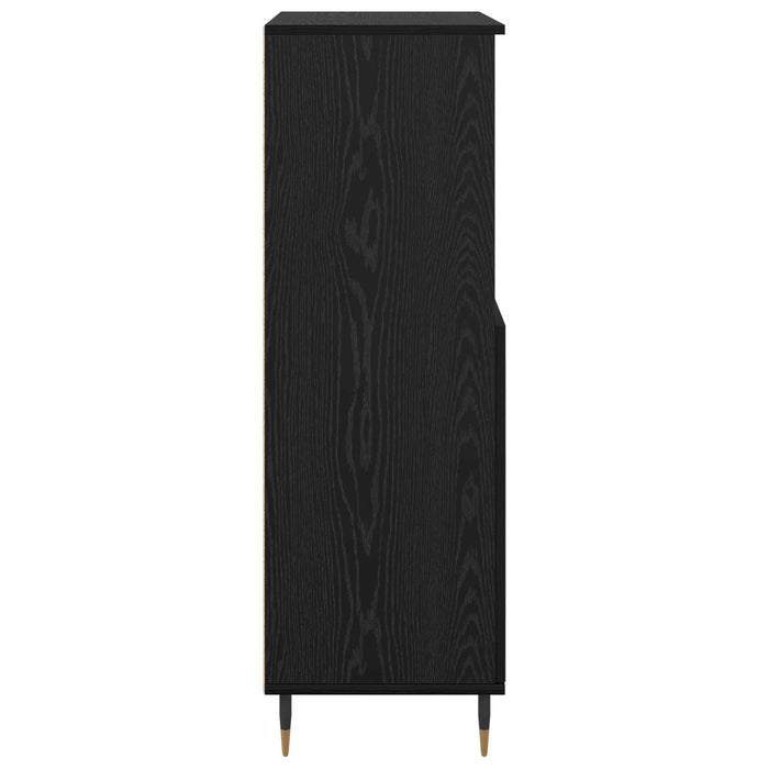 Bufet Negru 60 x 36 x 110 cm Lemn compozit - WALTI WALTI