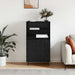 Bufet Negru 60 x 36 x 110 cm Lemn compozit - WALTI WALTI