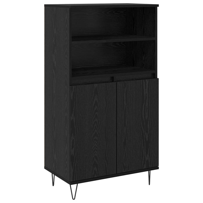 Bufet Negru 60 x 36 x 110 cm Lemn compozit - WALTI WALTI