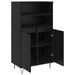 Bufet Negru 60 x 36 x 110 cm Lemn compozit - WALTI WALTI