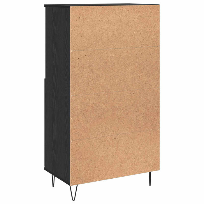 Bufet Negru 60 x 36 x 110 cm Lemn compozit - WALTI WALTI