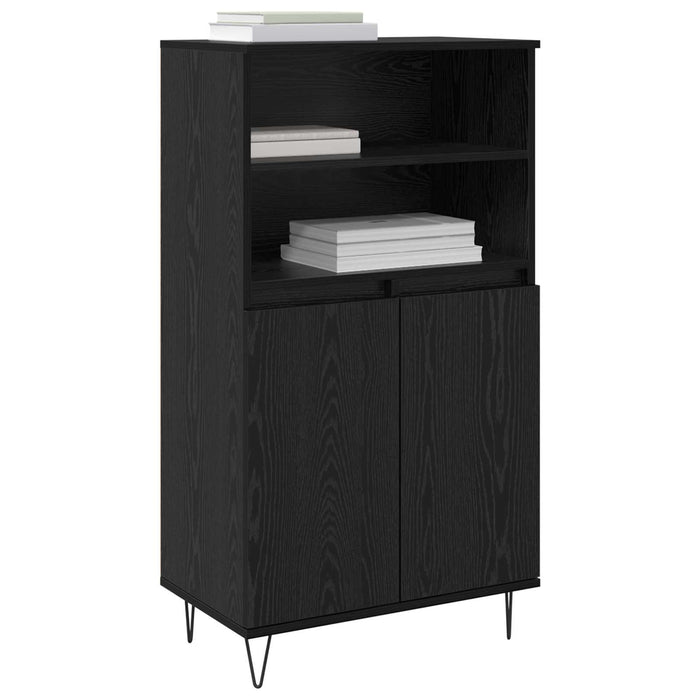 Bufet Negru 60 x 36 x 110 cm Lemn compozit - WALTI WALTI
