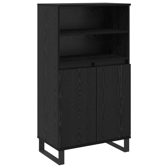 Bufet Negru 60 x 36 x 110 cm Lemn compozit - WALTI WALTI